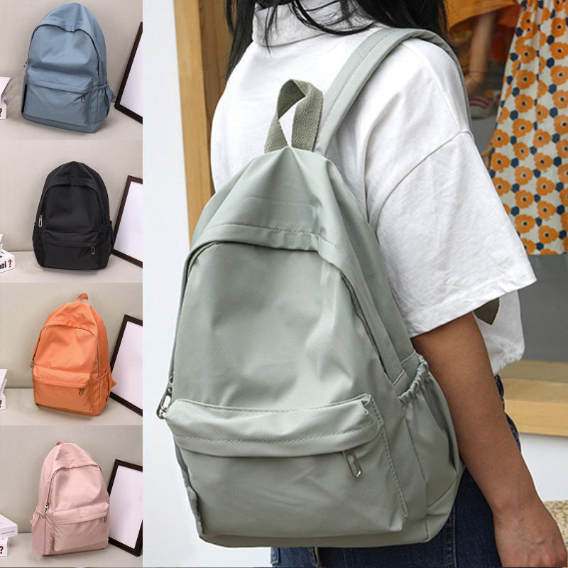 Damski plecak w jednolitym kol – Canvas Backpack Casual recenzja i cena