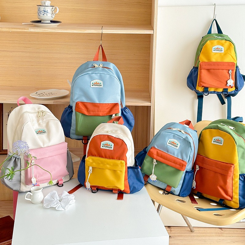 Nowy plecak dziecięcy w blokac – Canvas Backpack Casual recenzja i cena